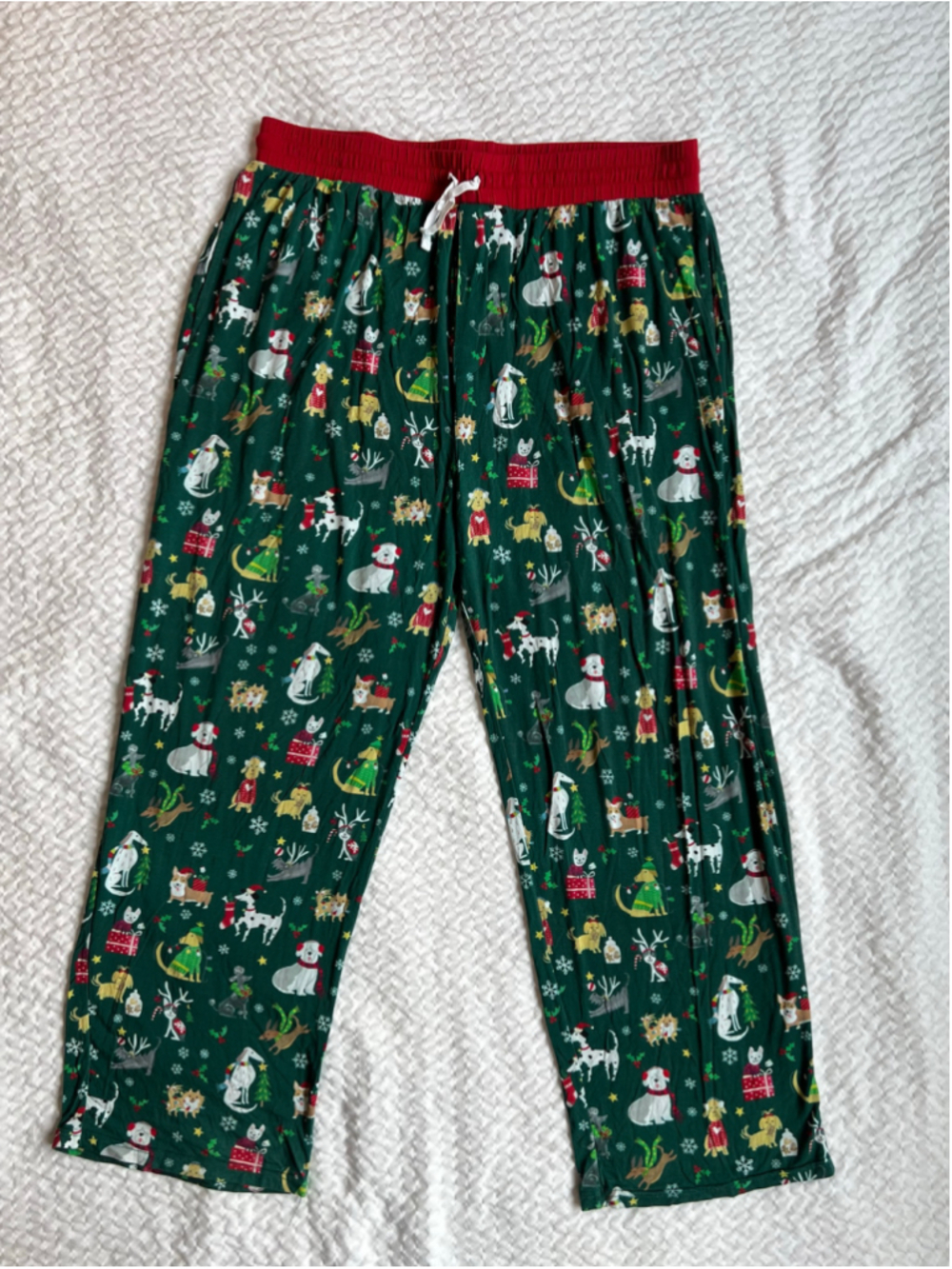 Little Sleepies Men's Bamboo Pajama Pants Holiday Hounds XL